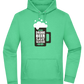 Drink Beer Save Water Beer Mug Design - Premium Essential Unisex Hoodie_SPRING GREEN_front