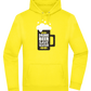 Drink Beer Save Water Beer Mug Design - Premium Essential Unisex Hoodie_YELLOW_front