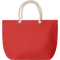 Beach Bag with Cord Handle_RED_front