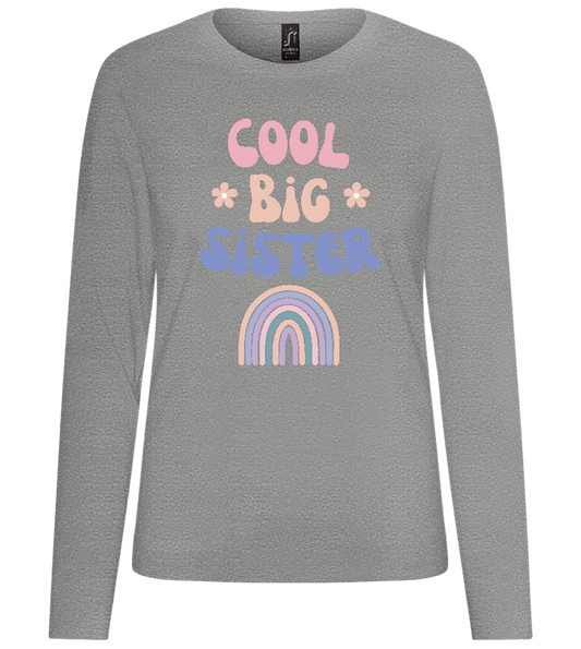 Cool Big Sister Design - Premium Women´s long sleeve t-shirt_ORION GREY_front