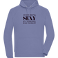 I Hate Being Sexy Design - Comfort unisex hoodie_BLUE_front