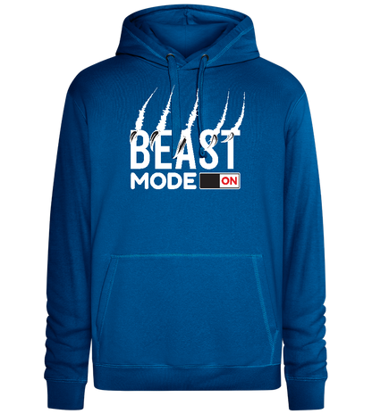 Beast Mode Claw Design - Premium unisex hoodie_ROYAL_front