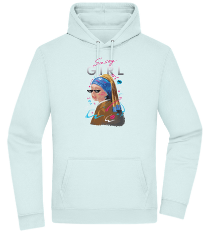 The Sassy Girl Design - Premium Essential Unisex Hoodie_ARCTIC BLUE_front