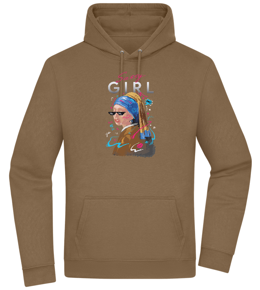 The Sassy Girl Design - Premium Essential Unisex Hoodie_ARMY_front