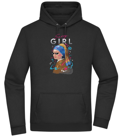 The Sassy Girl Design - Premium Essential Unisex Hoodie_BLACK_front