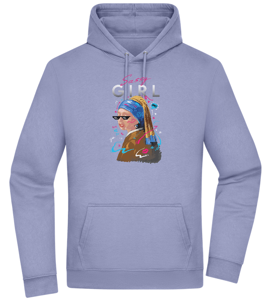 The Sassy Girl Design - Premium Essential Unisex Hoodie_BLUE_front