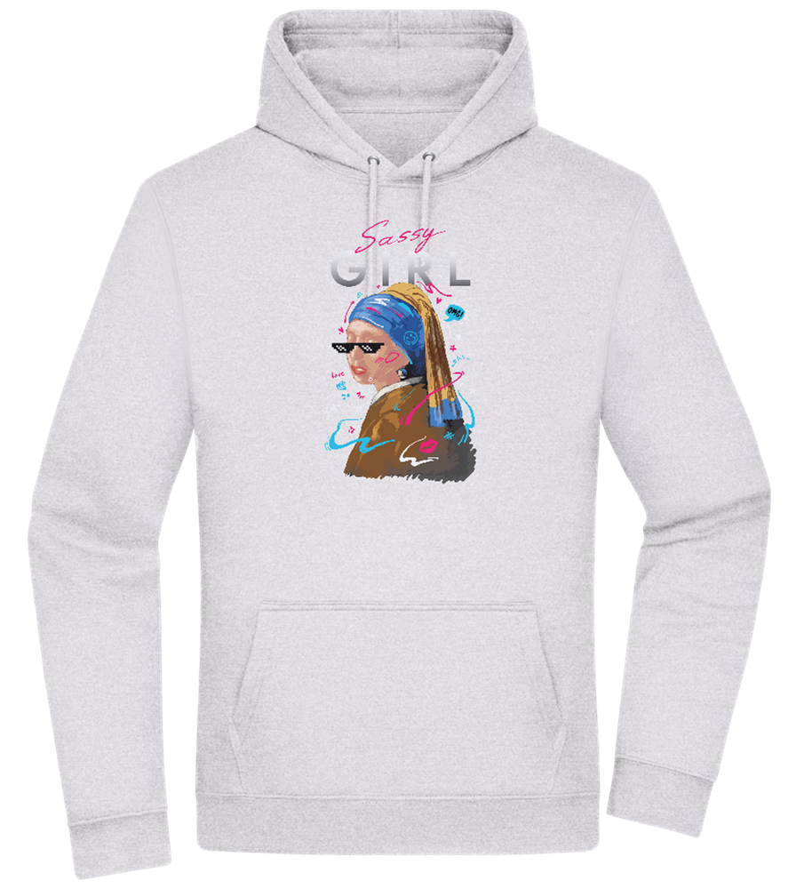 The Sassy Girl Design - Premium Essential Unisex Hoodie_ORION GREY II_front