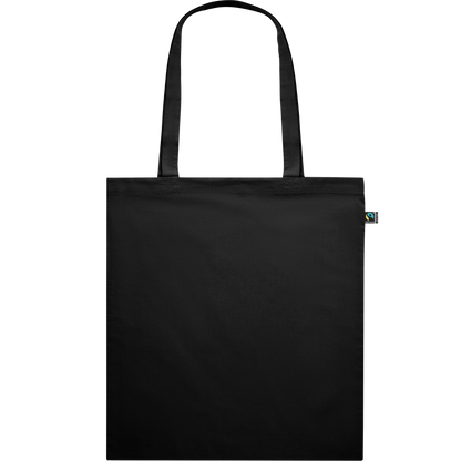 Dyed Fairtrade Cotton Shopping Bag_BLACK_front