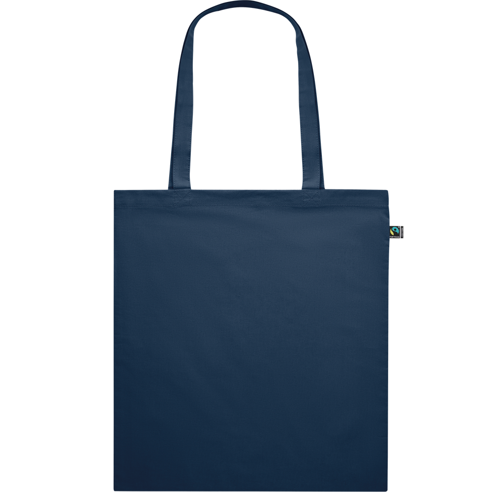 Dyed Fairtrade Cotton Shopping Bag_BLUE_front
