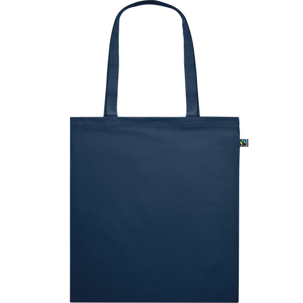 Dyed Fairtrade Cotton Shopping Bag_BLUE_front