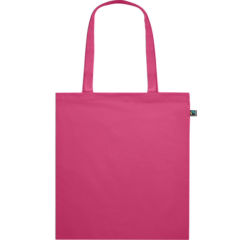 Dyed Fairtrade Cotton Shopping Bag_FUCHSIA_front