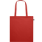 Dyed Fairtrade Cotton Shopping Bag_RED_front