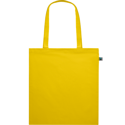 Dyed Fairtrade Cotton Shopping Bag_YELLOW_front