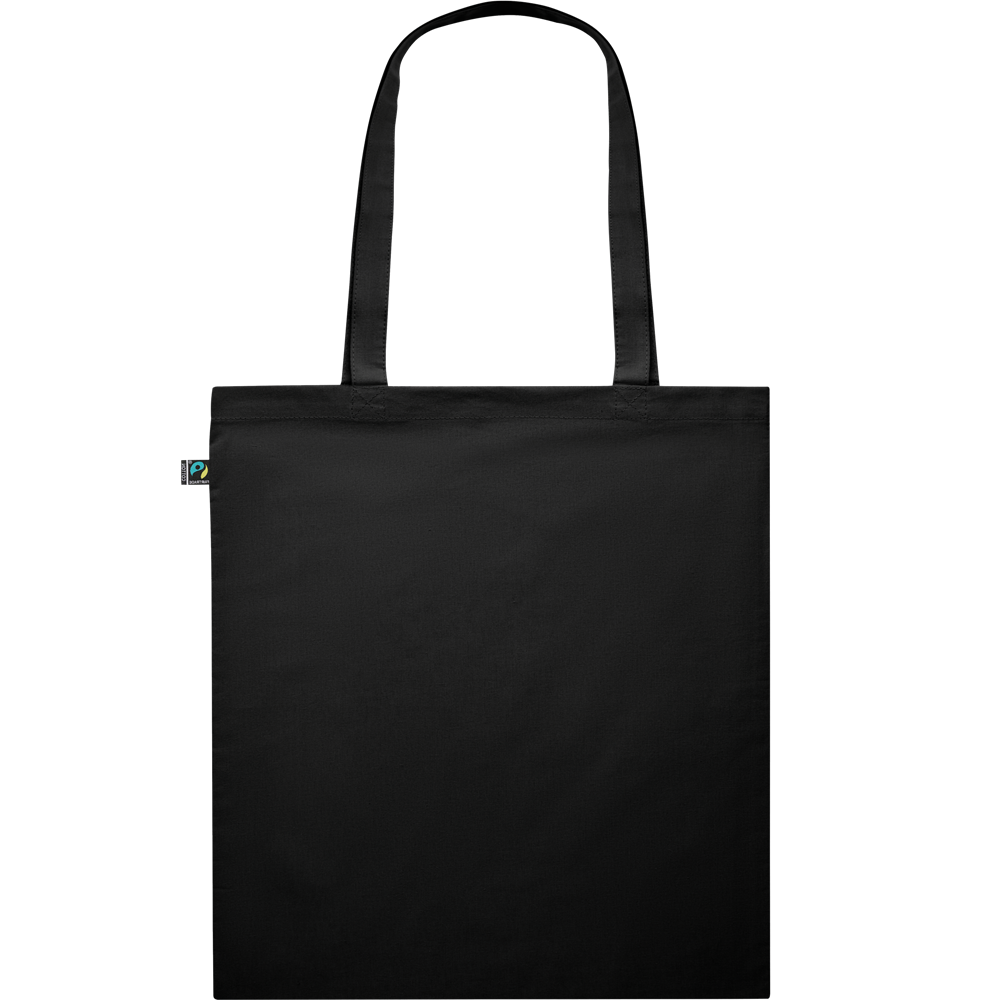 Dyed Fairtrade Cotton Shopping Bag_BLACK_back