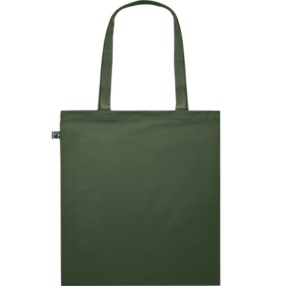 Dyed Fairtrade Cotton Shopping Bag_DARK GREEN_back