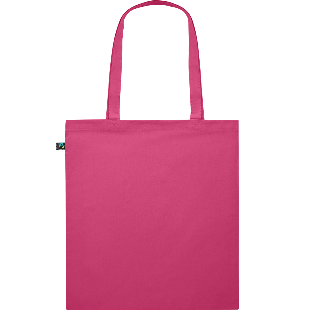 Dyed Fairtrade Cotton Shopping Bag_FUCHSIA_back