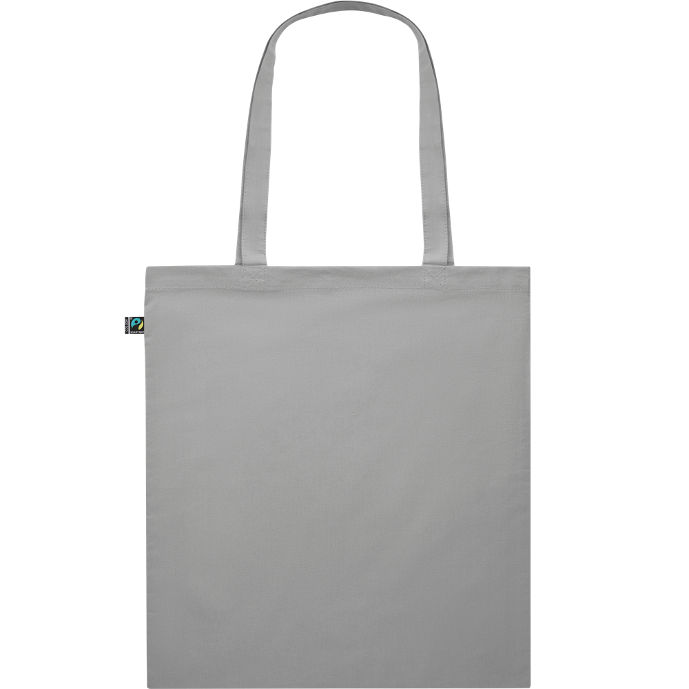 Dyed Fairtrade Cotton Shopping Bag_GREY_back