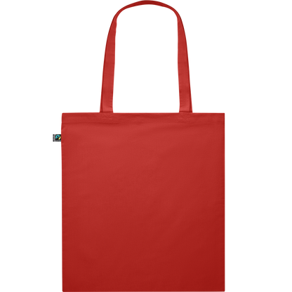 Dyed Fairtrade Cotton Shopping Bag_RED_back