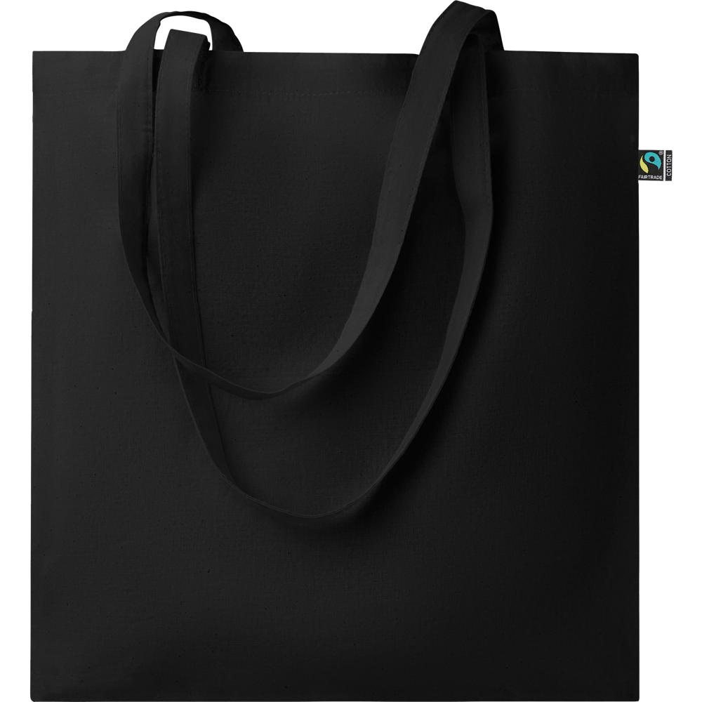 Dyed Fairtrade Cotton Shopping Bag_BLACK_DETAILEDIMAGE_front_1