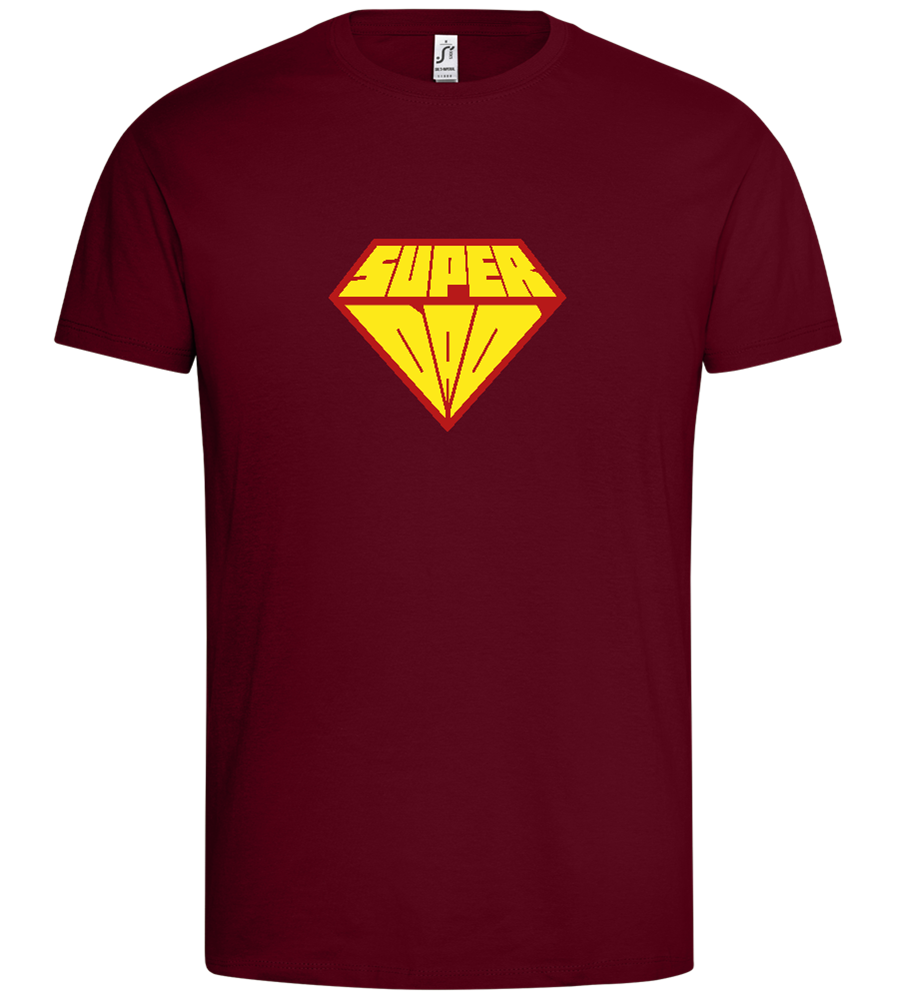 Super Dad Logo Design - Premium men's t-shirt_CHILE_front