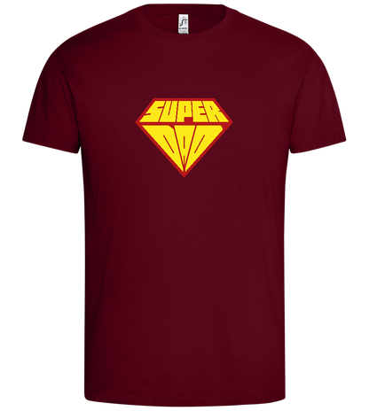 Super Dad Logo Design - Premium men's t-shirt_CHILE_front