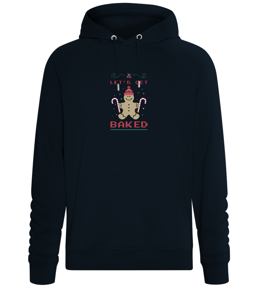 Let's Get Baked Design - Comfort unisex hoodie_BLACK_front