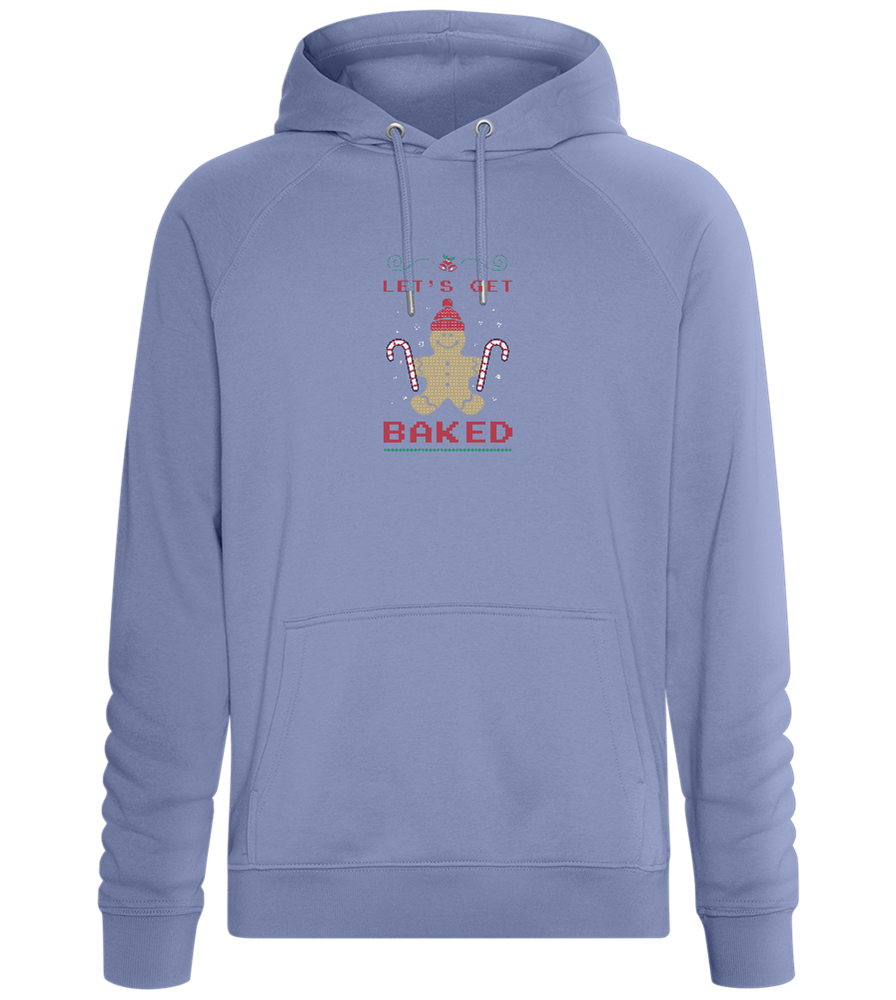 Let's Get Baked Design - Comfort unisex hoodie_BLUE_front