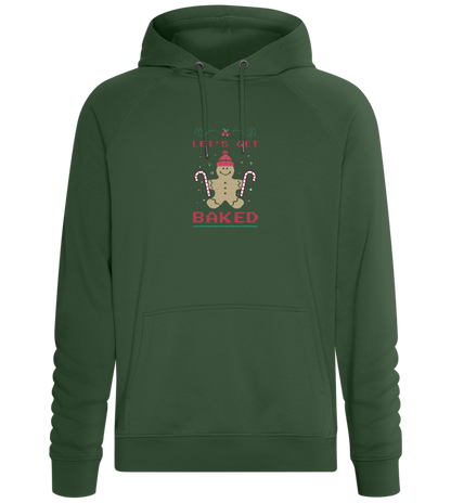 Let's Get Baked Design - Comfort unisex hoodie_GREEN BOTTLE_front