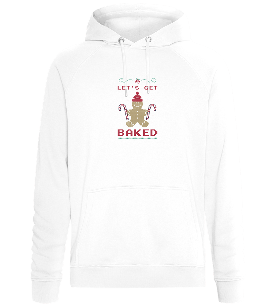 Let's Get Baked Design - Comfort unisex hoodie_WHITE_front