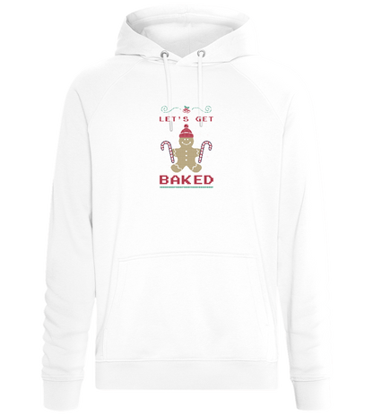 Let's Get Baked Design - Comfort unisex hoodie_WHITE_front