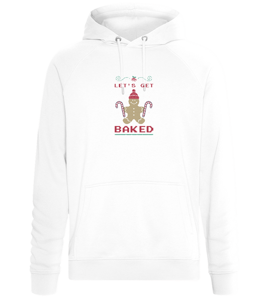 Let's Get Baked Design - Comfort unisex hoodie_WHITE_front