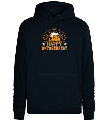 Happy Oktoberfest Design - Premium unisex hoodie_BLACK_front