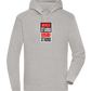 Otaku Otaku Design - Premium unisex hoodie_ORION GREY II_front