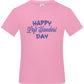 Happy Left Handers Day Design - Basic kids t-shirt_PINK ORCHID_front