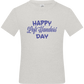 Happy Left Handers Day Design - Basic kids t-shirt_VIBRANT WHITE_front