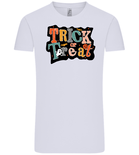 Spooky Trick or Treat Design - Comfort Unisex T-Shirt_LILAK_front