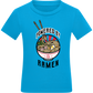 Powered By Design - Comfort kids fitted t-shirt_TURQUOISE_front