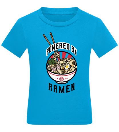 Powered By Design - Comfort kids fitted t-shirt_TURQUOISE_front