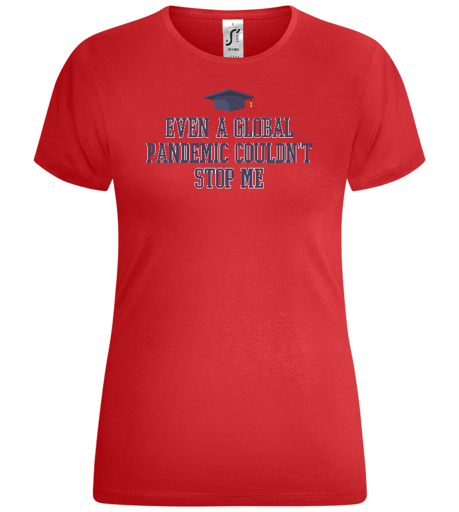 Unstoppable Design - Comfort women's t-shirt_RED_front