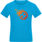 Ball of Flame Design - Comfort kids fitted t-shirt_TURQUOISE_front