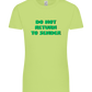 Do Not Return to Sender Design - Premium women's t-shirt_GREEN APPLE_front