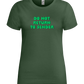 Do Not Return to Sender Design - Premium women's t-shirt_GREEN BOTTLE_front