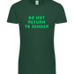 Do Not Return to Sender Design - Premium women's t-shirt_GREEN BOTTLE_front
