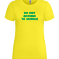 Do Not Return to Sender Design - Premium women's t-shirt_LEMON_front