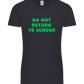 Do Not Return to Sender Design - Premium women's t-shirt_MARINE_front