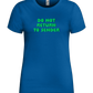 Do Not Return to Sender Design - Premium women's t-shirt_ROYAL_front