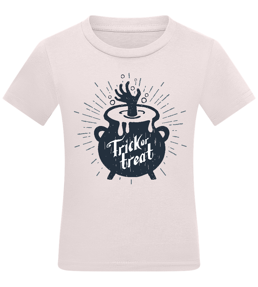 Trick Treat Design - Comfort kids fitted t-shirt_LIGHT PINK_front
