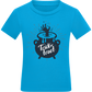 Trick Treat Design - Comfort kids fitted t-shirt_TURQUOISE_front