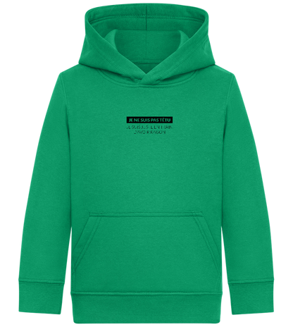 I'm Always Right Design - Comfort Kids Hoodie_MEADOW GREEN_front