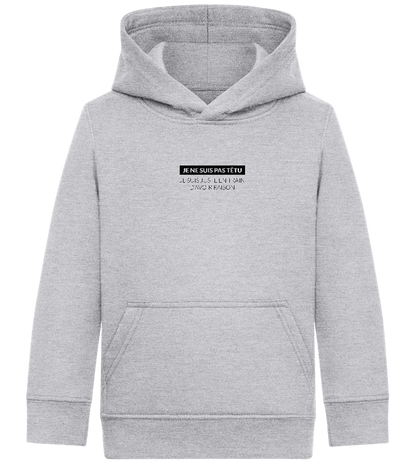 I'm Always Right Design - Comfort Kids Hoodie_ORION GREY II_front